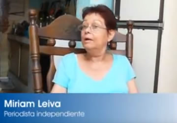 Miriam Leiva se refiere a la actual situación de las Damas de Blanco