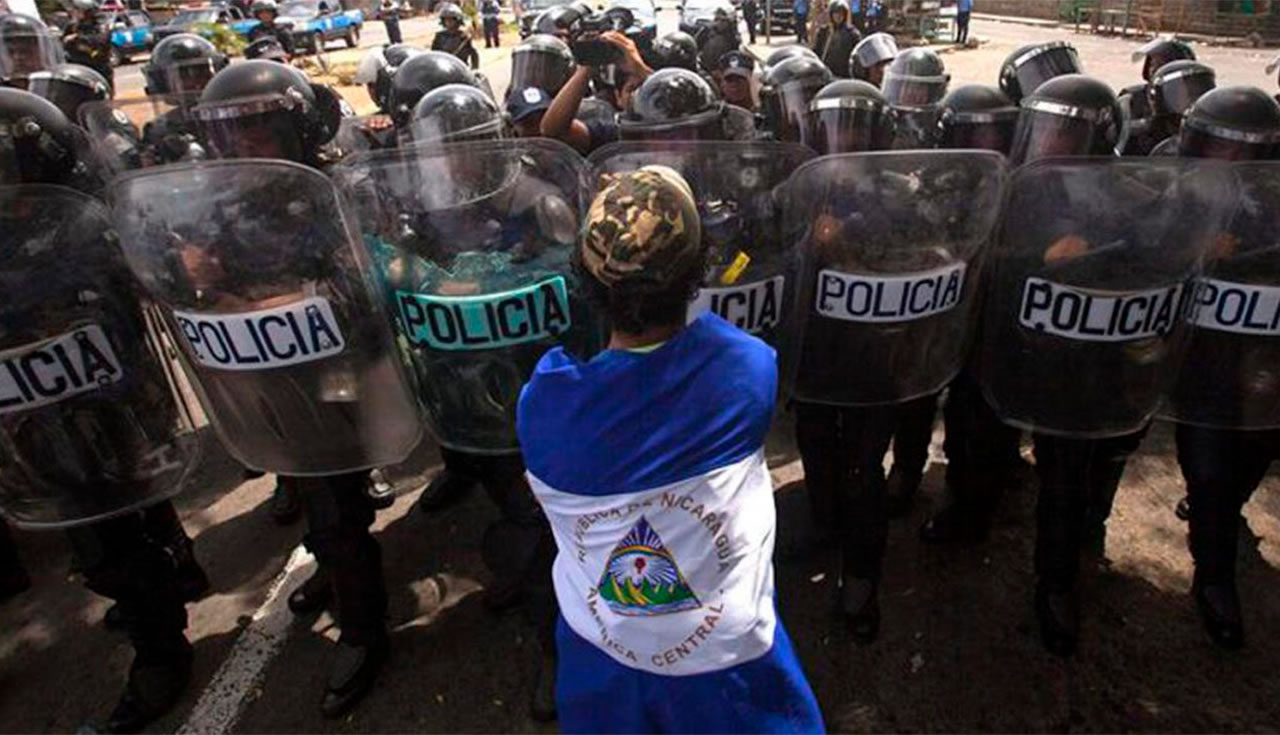 Represión en Nicaragua