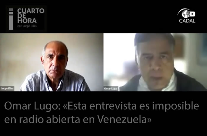 Omar Lugo: «Esta entrevista es imposible en radio abierta en Venezuela»