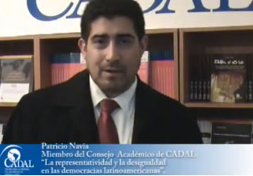 Carlos Gervasoni, Tristán Rodríguez Loredo y Patricio Navia en el Foro  Latinoamericano Buenos Aires.