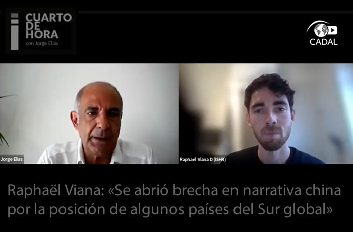 Raphaël Viana: «Se abrió brecha en narrativa china por la posición de algunos países del Sur global»