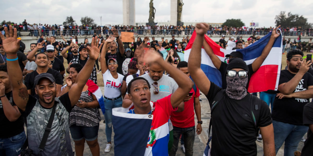 Protestas y auditorías en República Dominicana