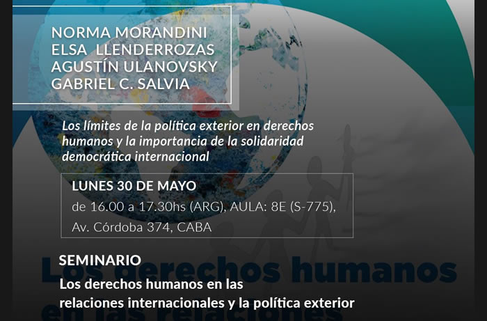 Los límites de la política exterior en derechos humanos y la importancia de la solidaridad democrática internacional