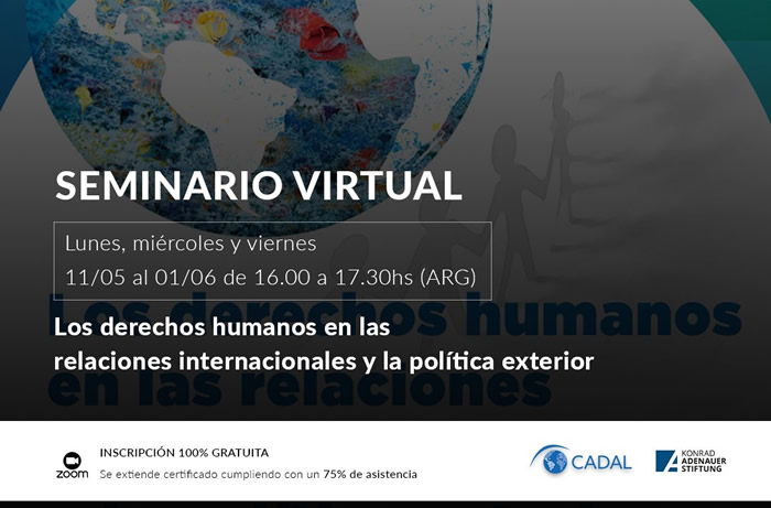 Seminario virtual: Los derechos humanos en las relaciones internacionales y la política exterior