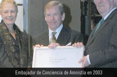 Tributo a Václav Havel de Amnistía Internacional