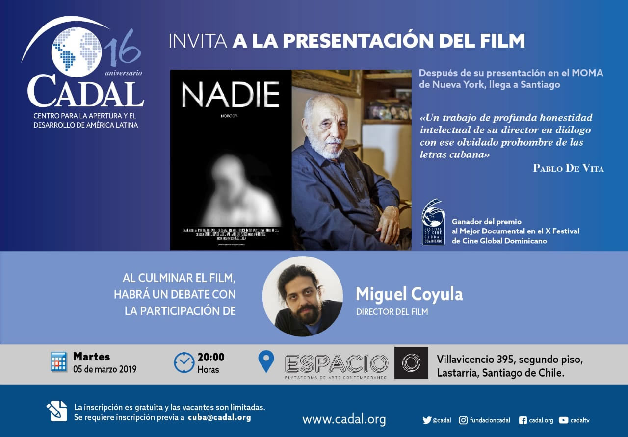 Presentación del film: NADIE