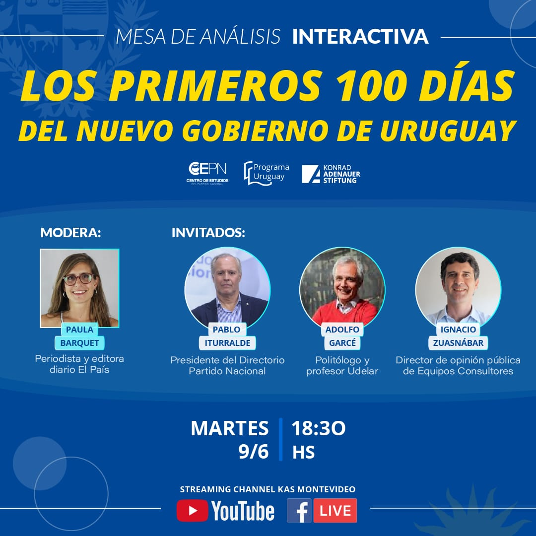 Mesa interactiva: Los primeros 100 días del gobierno de Uruguay