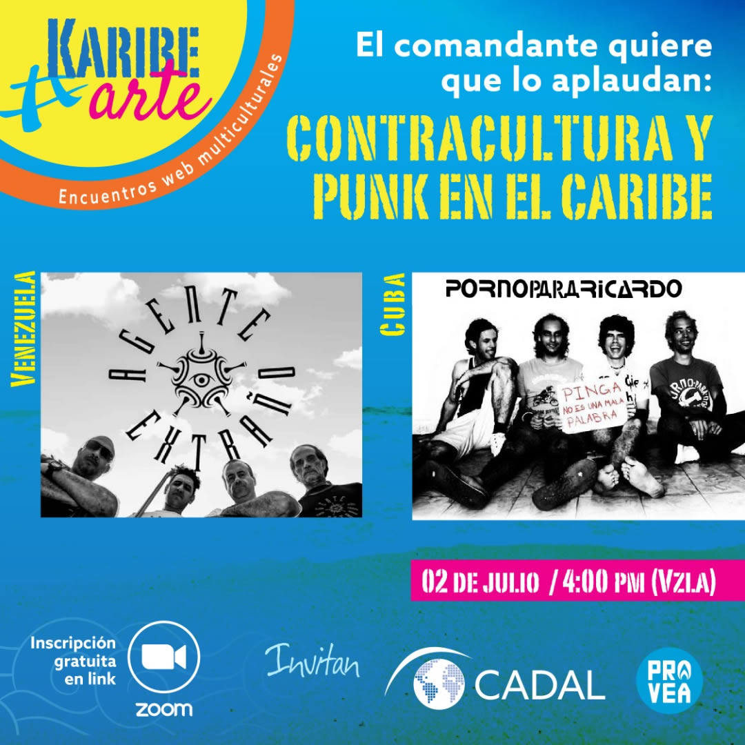 PROVEA y CADAL te invitan a #KaribeArte, una serie de encuentros entre artistas independientes de Cuba y Venezuela