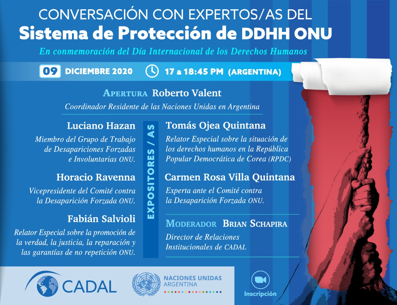 Conversación con los expertos del Sistema de Protección de Derechos Humanos de ONU