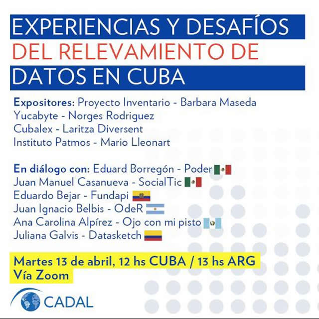 Experiencias y desafíos del relevamiento de datos en Cuba