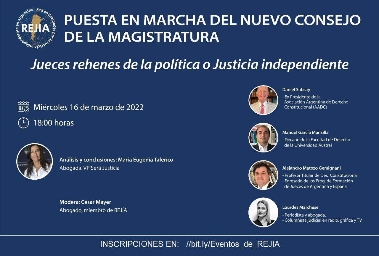 Puesta en marcha del nuevo Consejo de la Magistratura