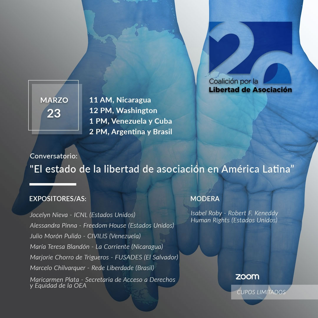 Conversatorio “El estado de la libertad de asociación en América Latina”