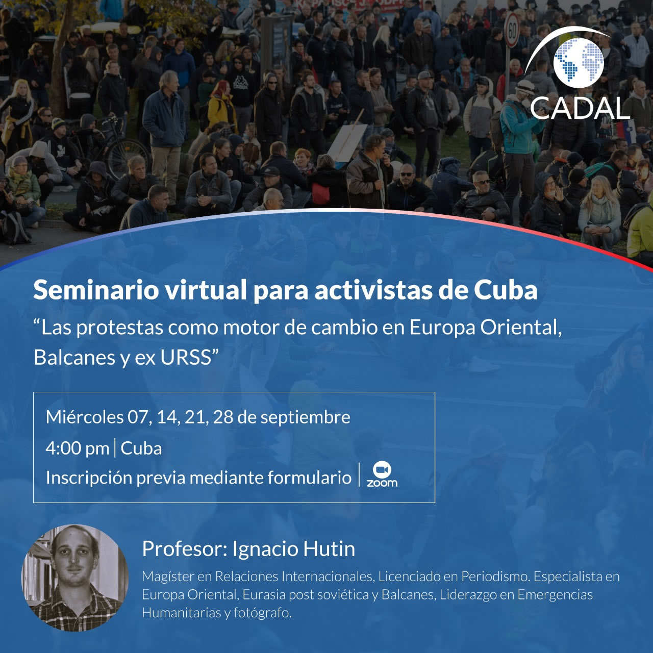 Seminario virtual para activistas de Cuba