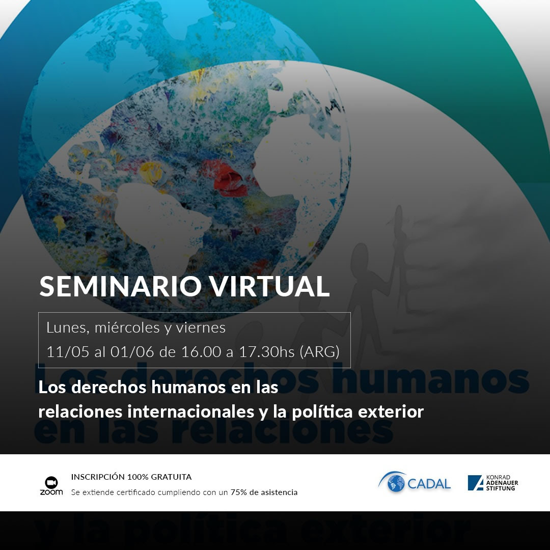 Seminario virtual: Los derechos humanos en las relaciones internacionales y la política exterior