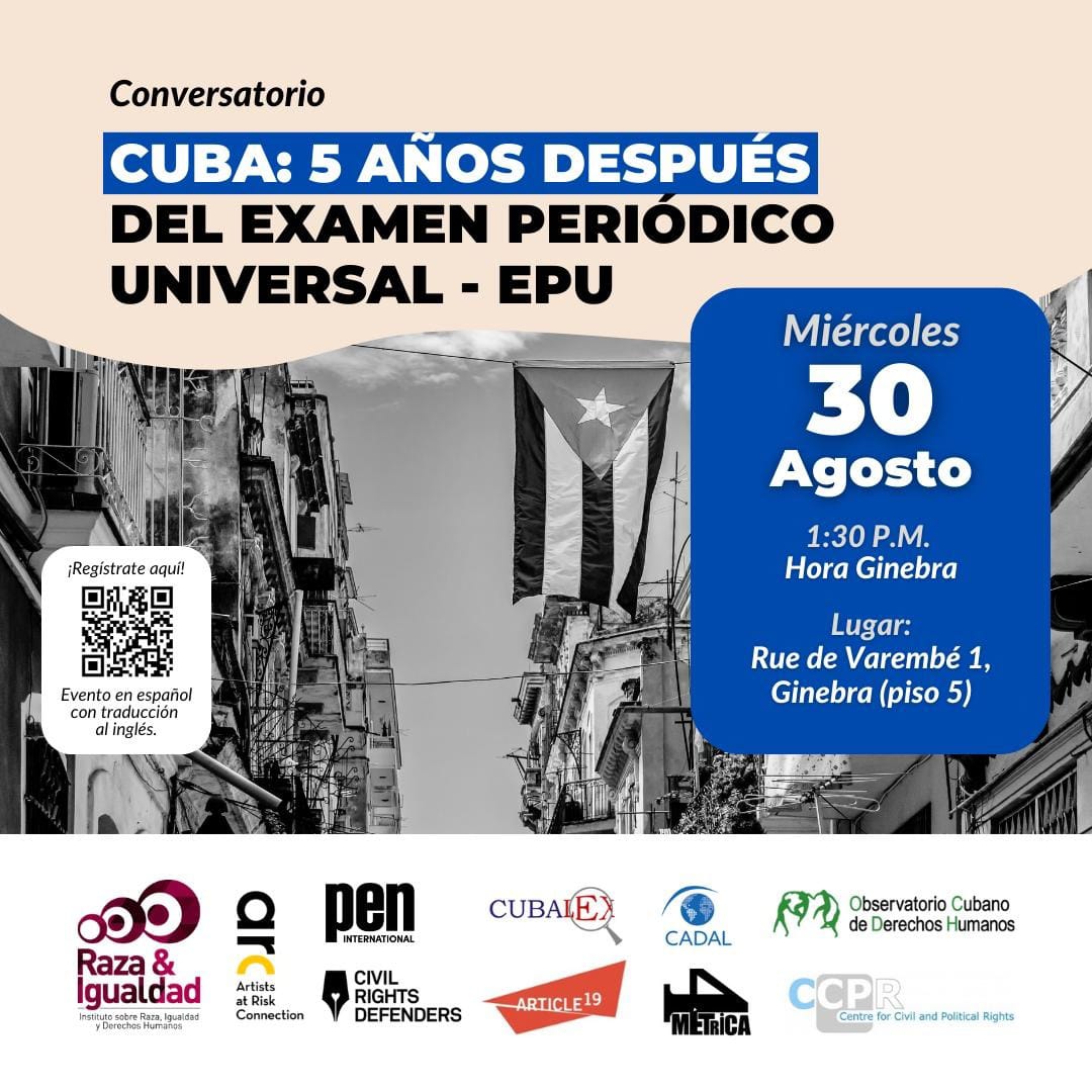 Conversatorio: Cuba 5 años después del Exámen Periódico Universal - EPU Conversatorio: Cuba 5 años después del Exámen Periódico Universal - EPU
