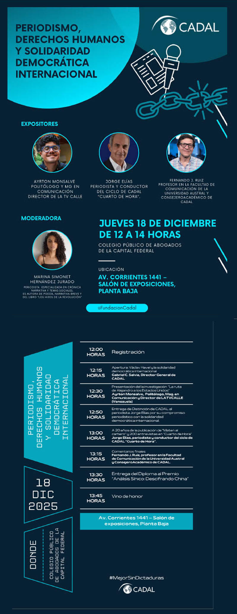 Periodismo, derechos humanos y solidaridad democrática internacional Periodismo, derechos humanos y solidaridad democrática internacional